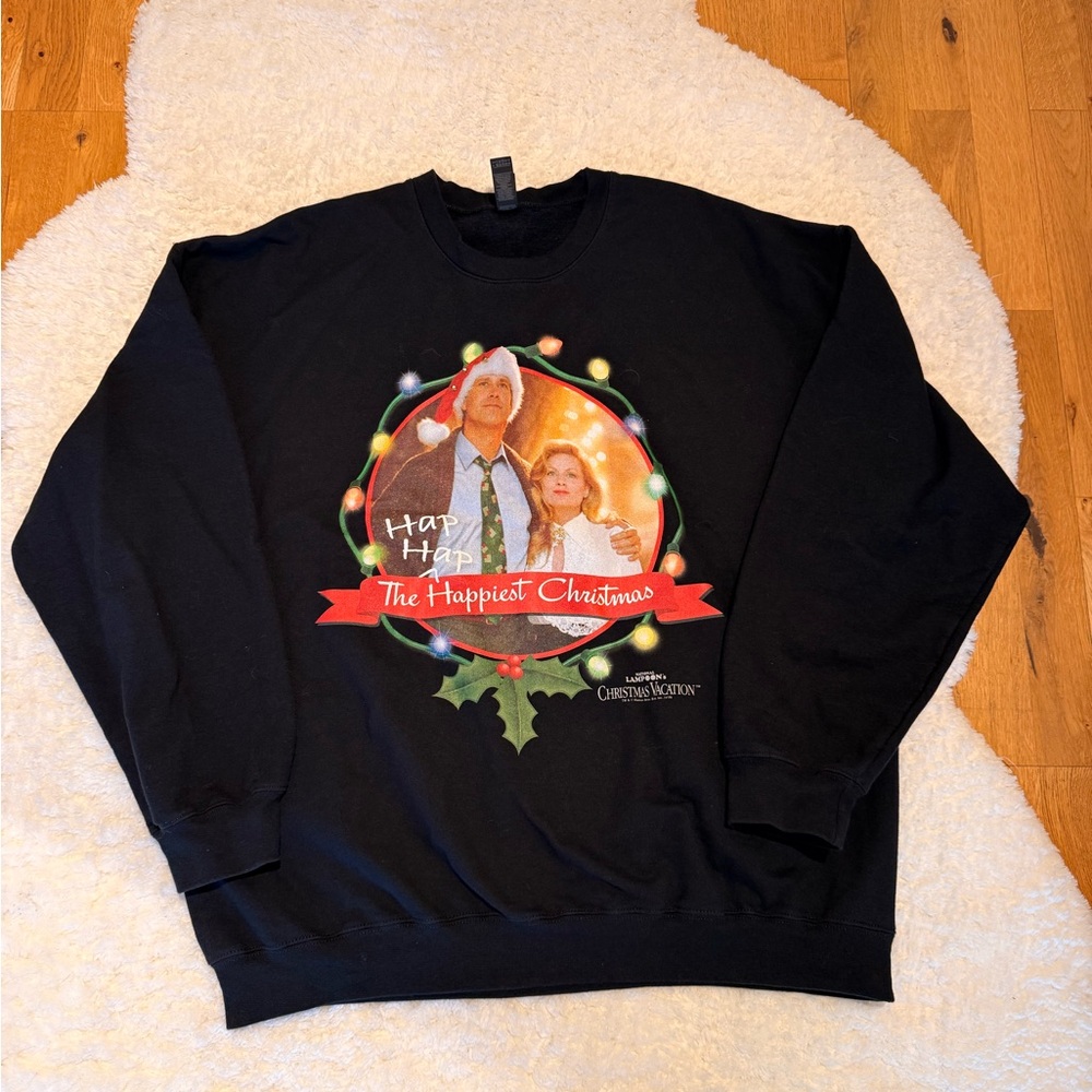 Black Christmas Vacation Crewneck Sweatshirt